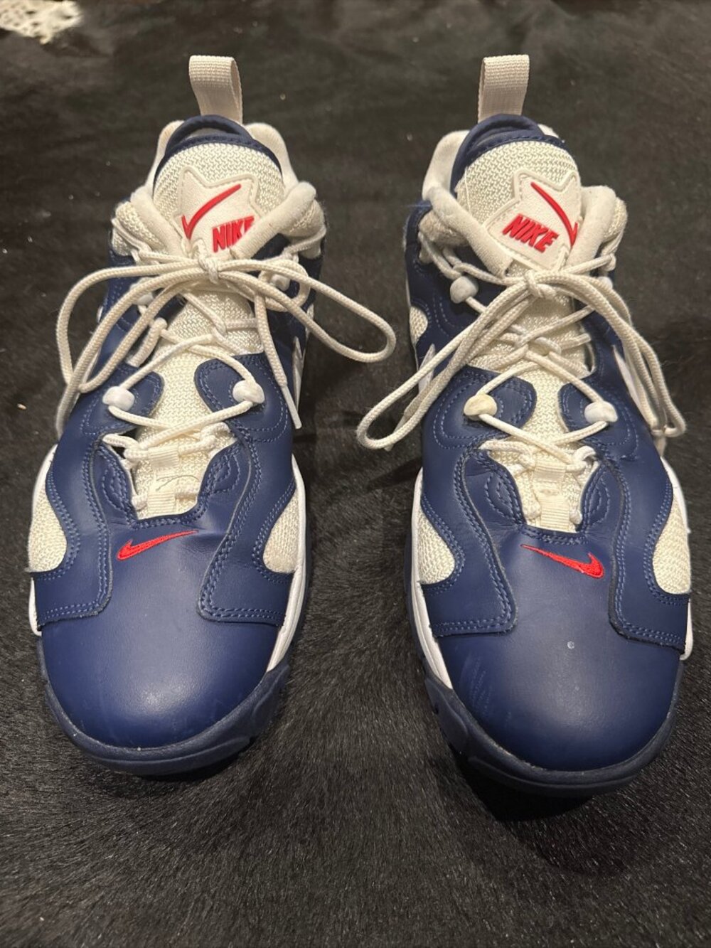 Nike Air Barrage Low 'USA' GS CK4355-400 Sz 11.5